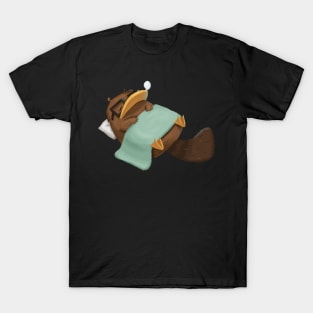 Nerdy Platypus Nap Master T-Shirt